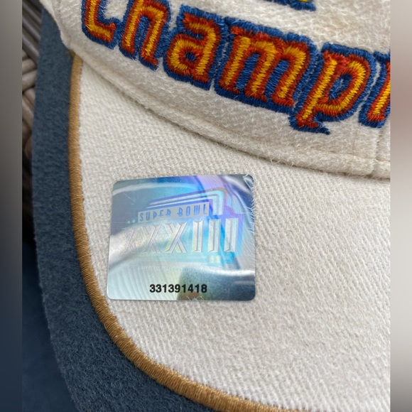 Vintage 1999 DENVER BRONCOS SUPER BOWL Velcro cap - Picture 2 of 11